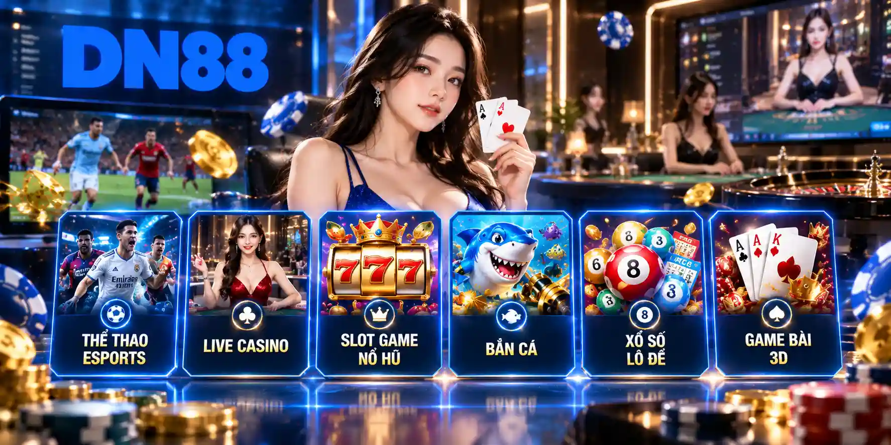 Kho game cược đỉnh cao tại DN88